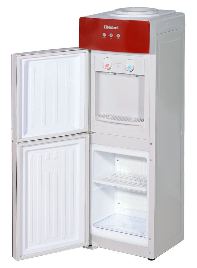 NOBEL Water Dispenser With Glass Refrigerator NWD 2200G Red