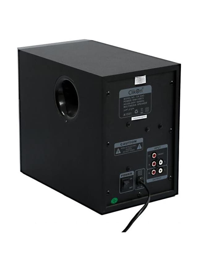 ClikOn Bluetooth Enabled 2.1ch Speaker Black/Grey