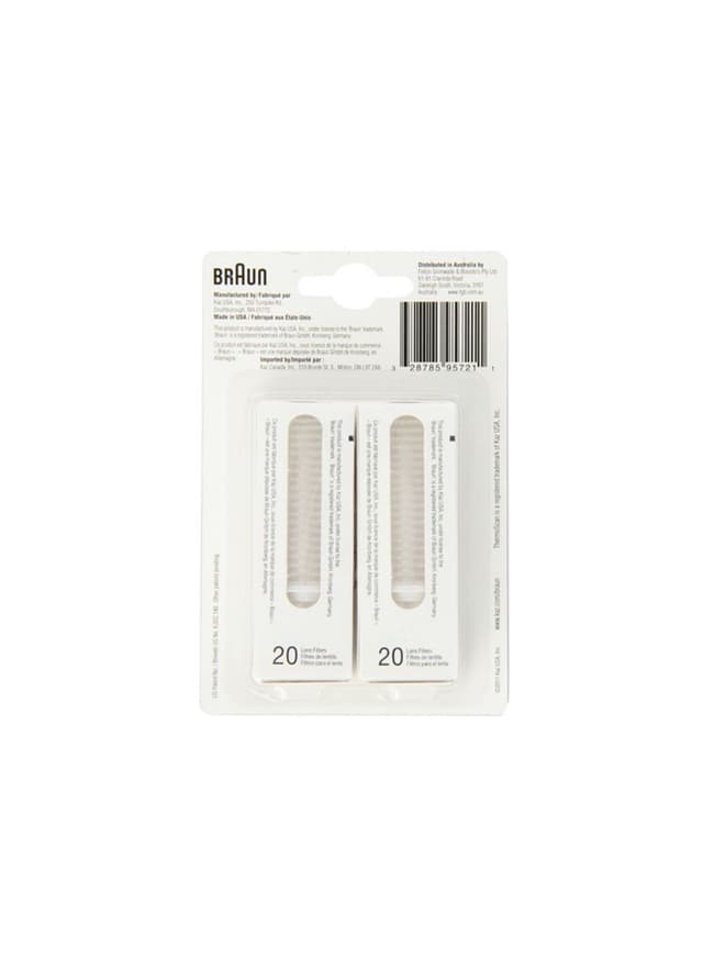 اغطية مقياس درجات الحرارة عن طريق الأذن Thermoscan Lens Filter Set من BRAUN