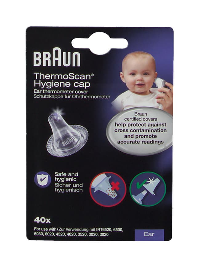 اغطية مقياس درجات الحرارة عن طريق الأذن Thermoscan Lens Filter Set من BRAUN