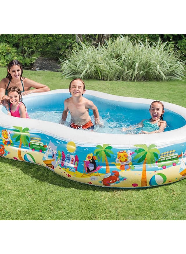 INTEX Swim Center Seashore Pool 262x160x46cm