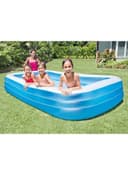 مسبح هوائي مستطيل للأطفال | Intex Swim Center Family Pool