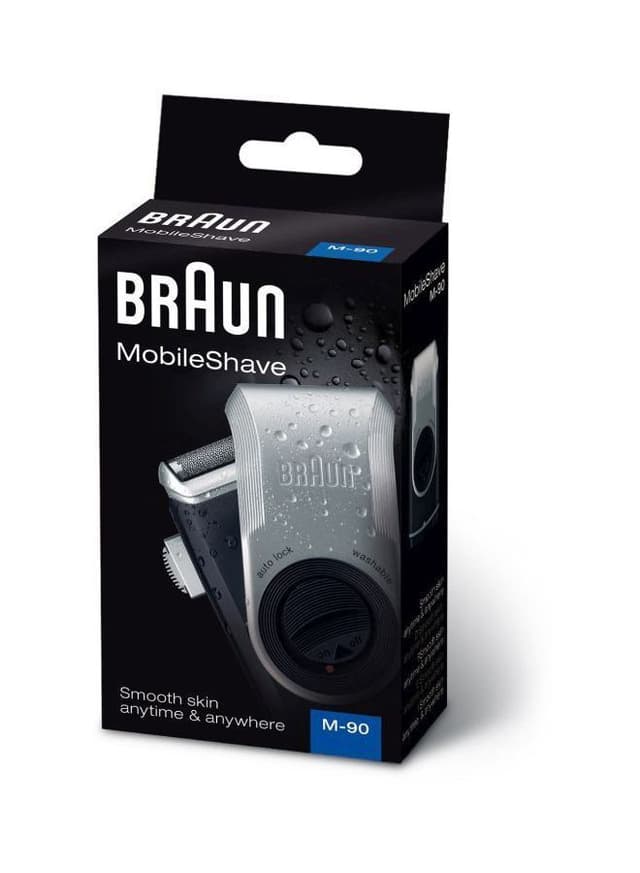 BRAUN MobileShave Shaver Silver/Blue