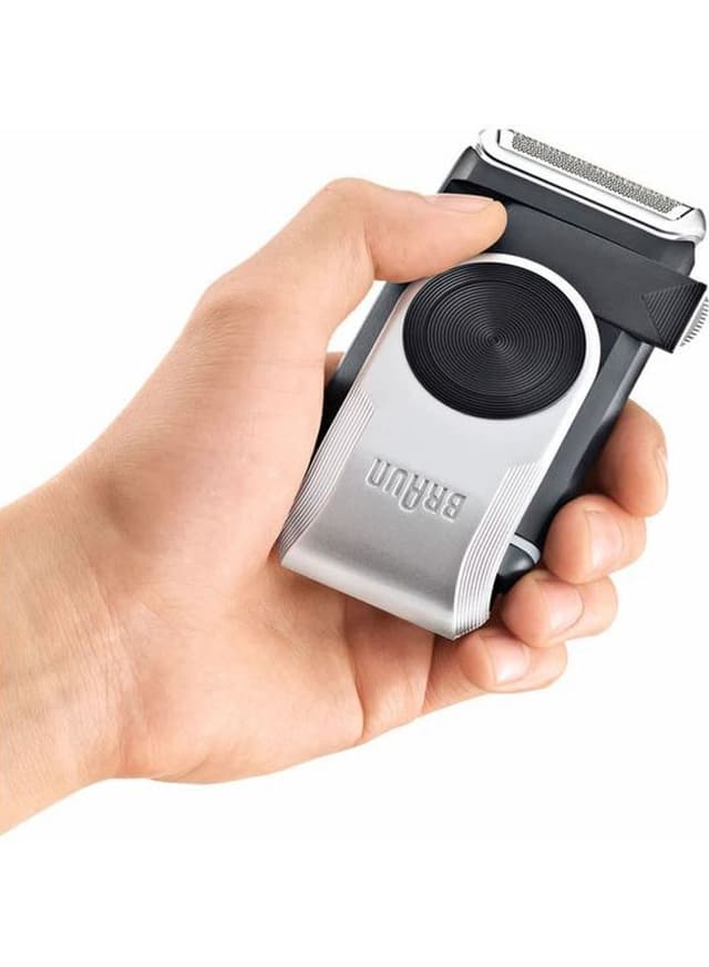 BRAUN MobileShave Shaver Silver/Blue