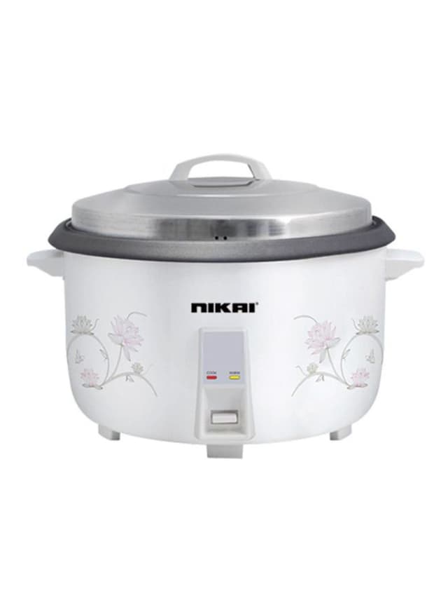 NIKAI Double Thermostat Control Rice Cooker 5.6 l 2160 W NR677N White/Grey