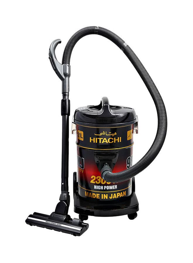 HITACHI Can Type Vacuum Cleaner 21 l 2300 W CV9800YJ240BR Black