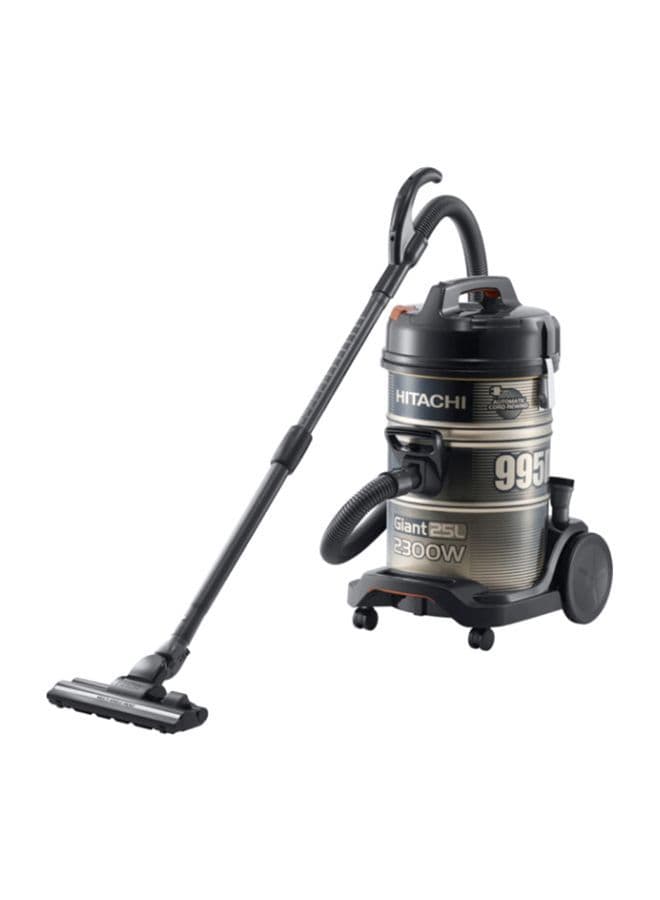 HITACHI Electric Drum Vacuum Cleaner 2300W 25 l 2300 W CV995DC24CBSGB Gold/Black