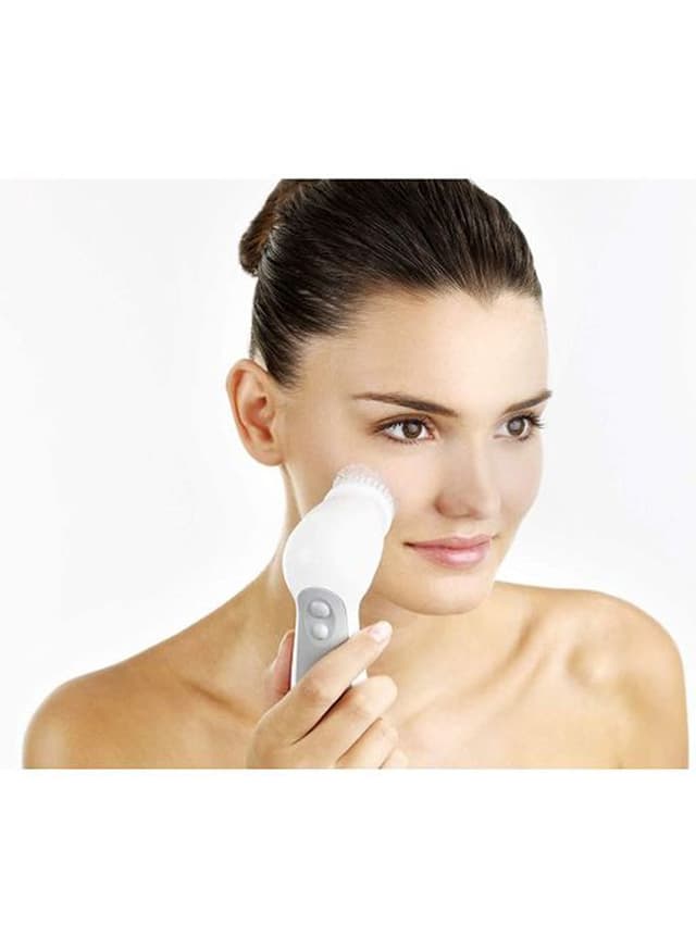 براون لازالة الشعر ( قابل للشحن ) - ابيض / نهدي BRAUN -Silk-Epil 9 Wet And Dry Cordless Electric Hair Removal Epilator