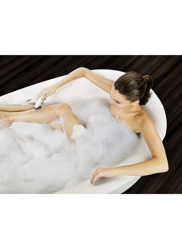 براون لازالة الشعر ( قابل للشحن ) - ابيض / نهدي BRAUN -Silk-Epil 9 Wet And Dry Cordless Electric Hair Removal Epilator