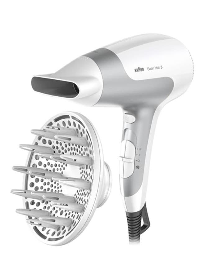 BRAUN Satin Hair 5 PowerPerfection Hair Dryer White/Grey