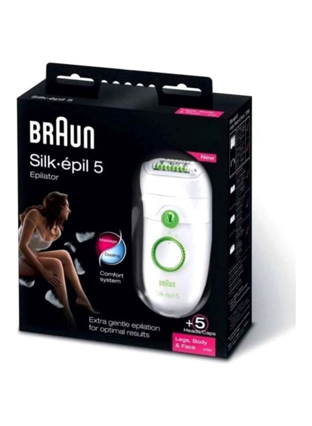 BRAUN Silk Epil Epilator White/Blue/Green