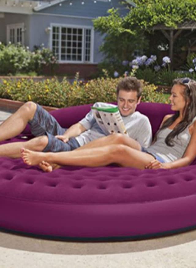 INTEX Ultra Daybed Lounge Airbed Combination Purple 191x53cm