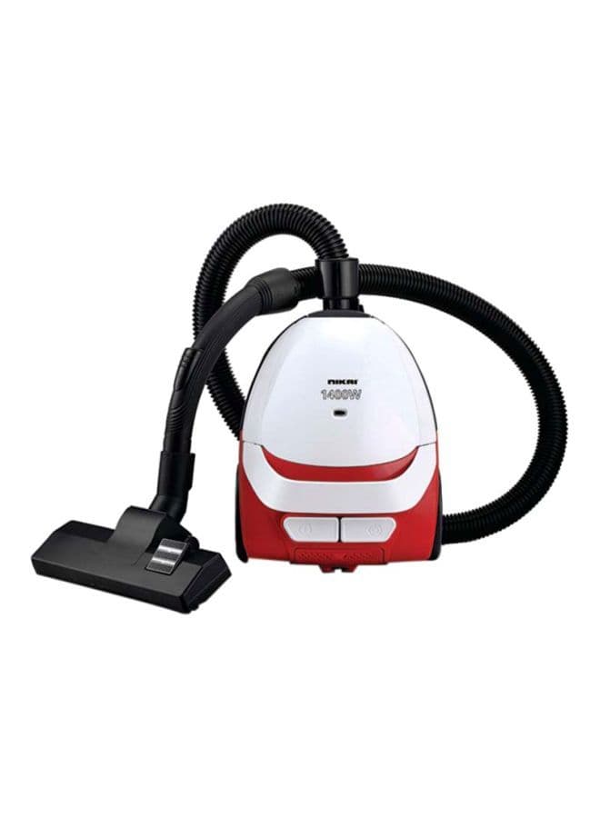 مكنسة كهربائية ( بقوة 1400W وسعة 1.2 لتر ) Nikai - Vacuum Cleaner