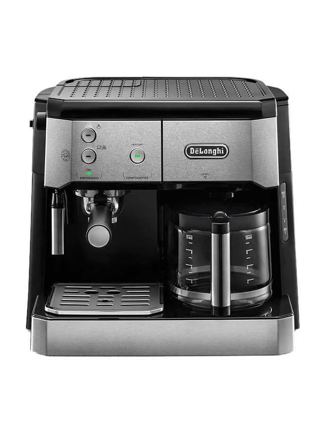 Delonghi Dual Function Espresso Coffee Machine And Drip Coffee 1750 W BCO421.S Black/Grey