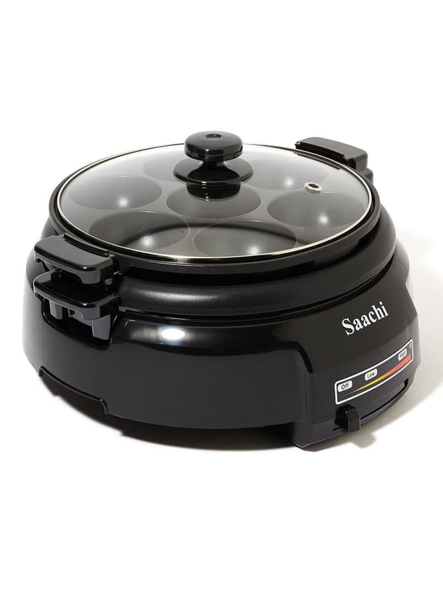 Saachi 2 In 1 Vitumbua Maker 1500 W NL VM 1538P BK Black/Clear