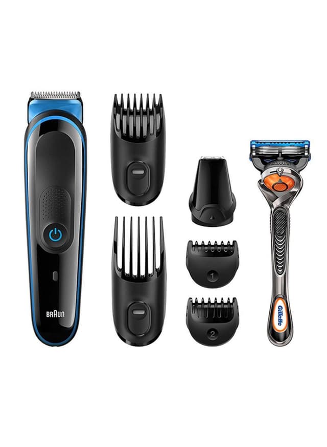 BRAUN Multi Grooming Kit 7 in 1 Face And Body Trimming Black/Blue