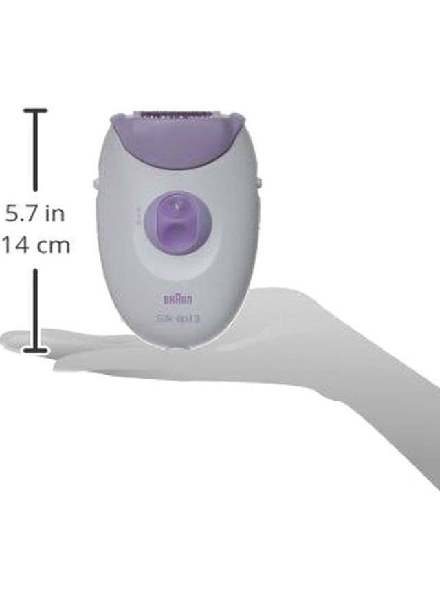 Braun Beauty Legs Epilator With Massage Cap White/Purple