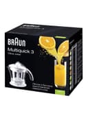 عصارة فواكه كهربائية بسعة 1 لتر - أبيض BRAUN - Multiquick 3 Citrus Press MPZ 9