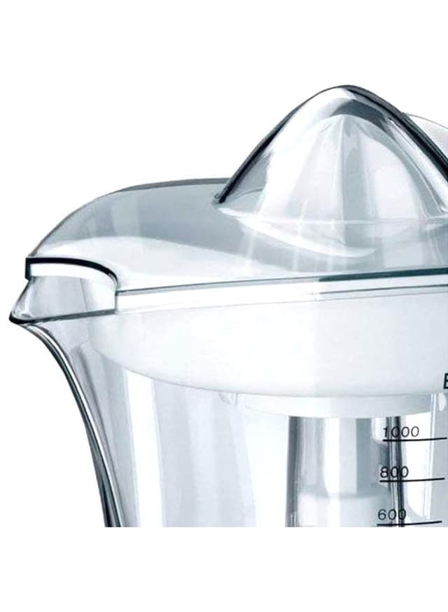 عصارة فواكه كهربائية بسعة 1 لتر - أبيض BRAUN - Multiquick 3 Citrus Press MPZ 9