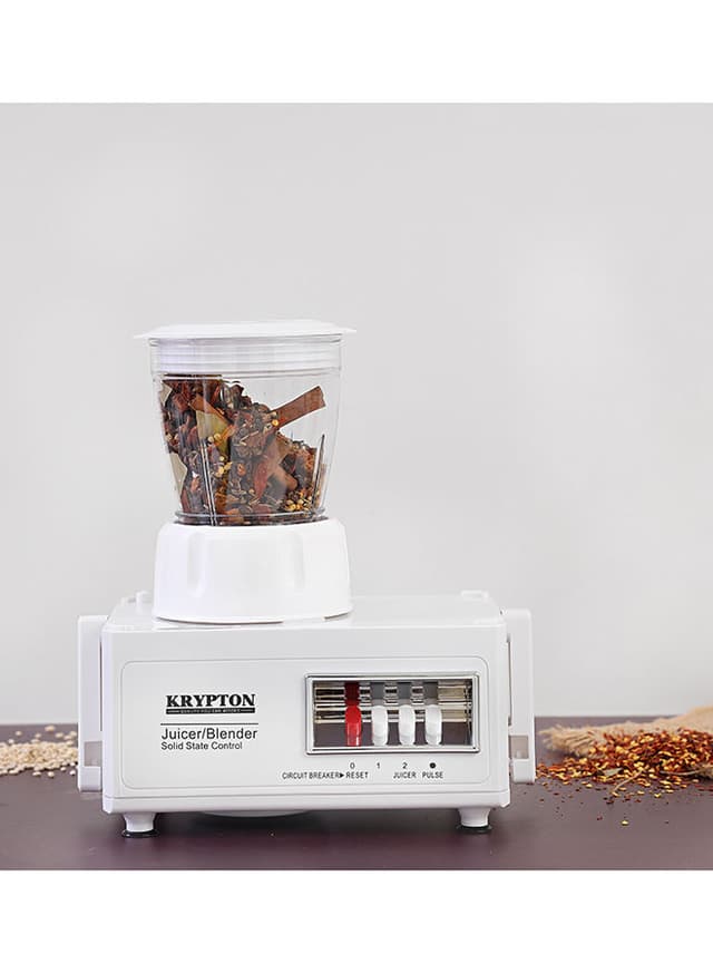 Krypton 4 in 1 Juicer and Food Processor, Blender, Chopper & Grinder with KNB6021 White