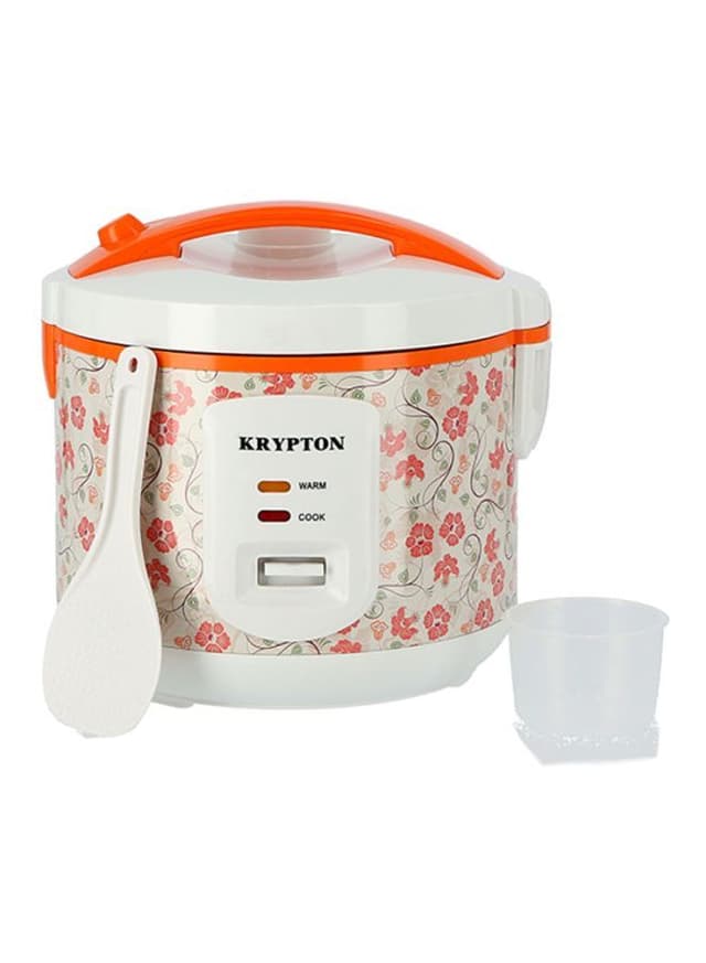 Krypton Electric Rice Cooker With Steamer KNRC6022 White & Pink