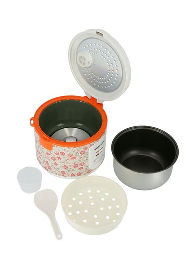 Krypton Electric Rice Cooker With Steamer KNRC6022 White & Pink