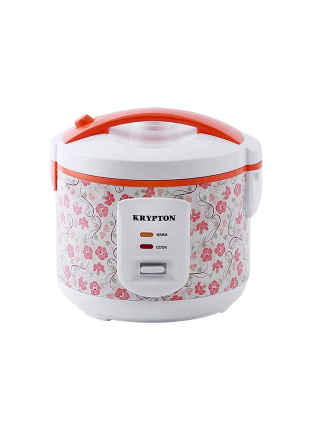 Krypton Electric Rice Cooker With Steamer KNRC6022 White & Pink