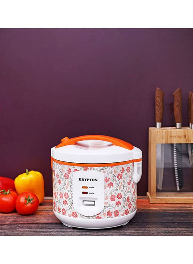 Krypton Electric Rice Cooker With Steamer KNRC6022 White & Pink