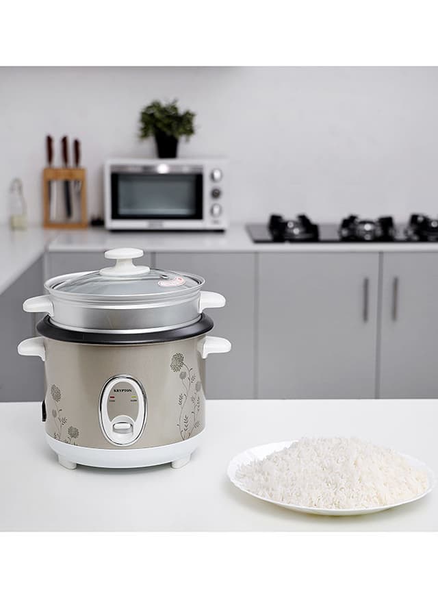 Krypton Electric Rice Cooker 1 l KNRC6055 Silver