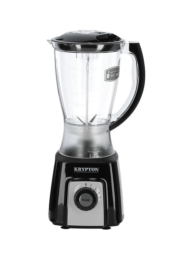 Krypton 2 In 1 Plastic Jar Blender 1.5 l 800 W KNB6074 Black