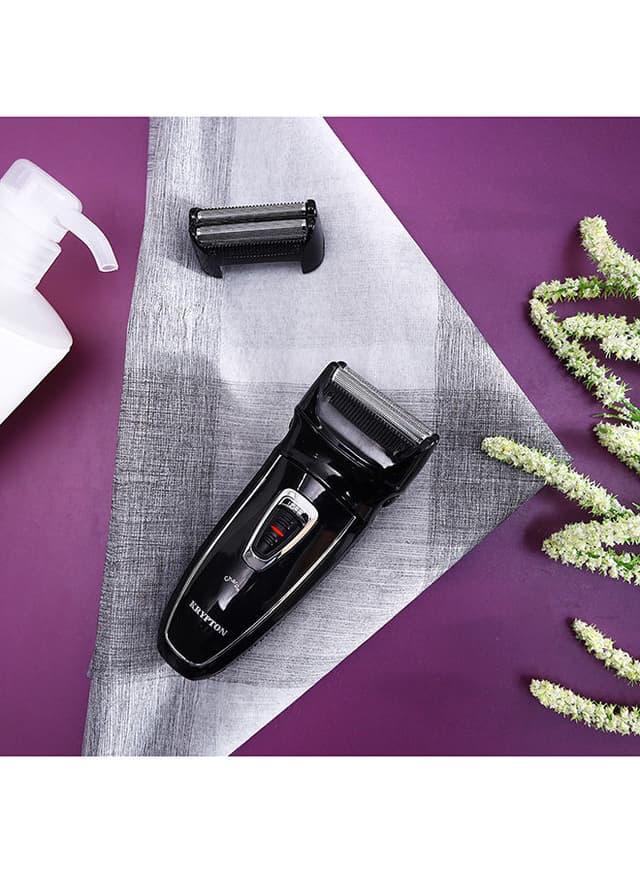 Krypton Rechargeable Shaver Black