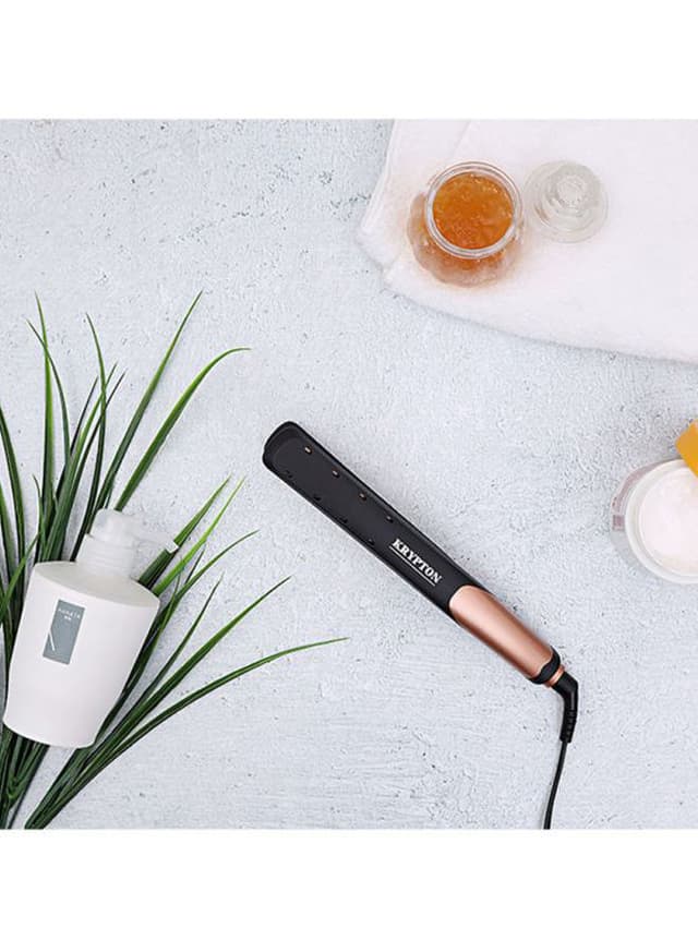 Krypton Ceramic Hair Straightener Brown/Black
