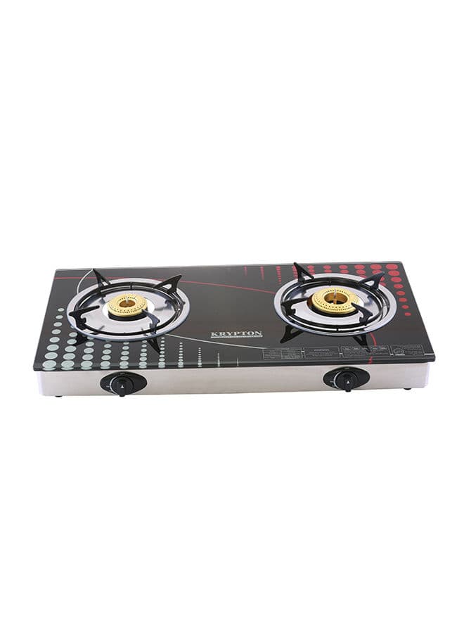 Krypton Double Burner Gas Stove With FFD KNGC6014 Multicolour