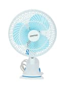 Krypton Table Fan 2 Speed Settings With Oscillating/Rotating And Static Feature 20 W KNF6035 White/Blue