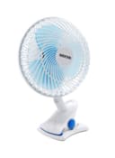 Krypton Table Fan 2 Speed Settings With Oscillating/Rotating And Static Feature 20 W KNF6035 White/Blue