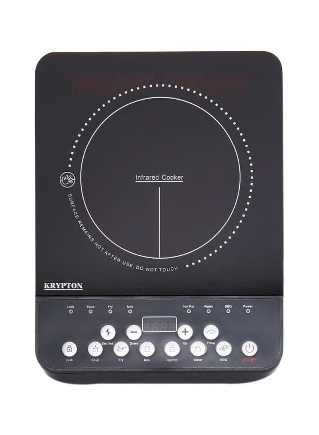 Krypton 2000W Infrared Cooker 2000 W KNIC6058 Black
