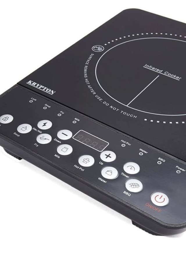 Krypton 2000W Infrared Cooker 2000 W KNIC6058 Black