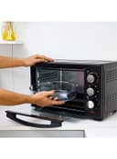 Krypton Electric Oven 6 Power Levels And 60 Minute Timer 19 l 1280 W KNO6096 Black/Silver/Clear
