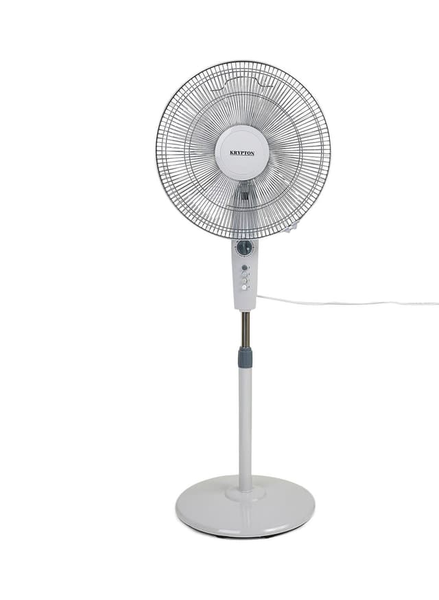Krypton Portable Stand Fan 16 inch KNF6112 White