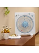 Krypton Box Fan  Powerful Personal Desk Box Fan With Copper Motor 45 W KNF6115 White/Blue