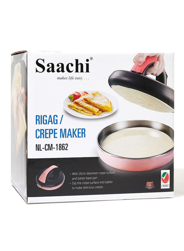 Saachi Crepe Maker 600 W NL CM 1862 PK Pink