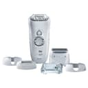 براون لازالة الشعر ( كهربائي ) 4 رؤوس - ابيض BRAUN - Silk-Epil 7 7-561 Wet And Dry Cordless Epilator