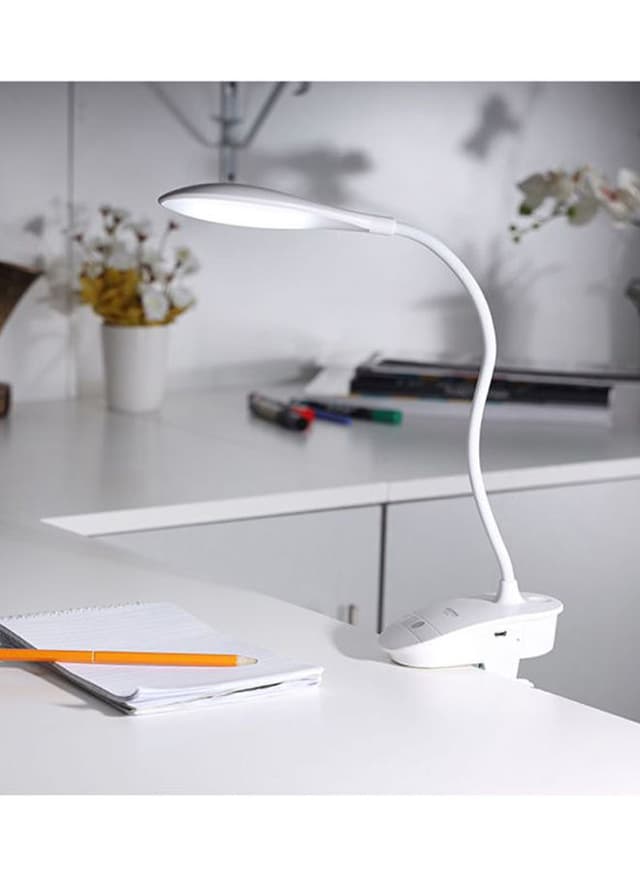 Krypton Kne5129 Reading Lamp With Clip White
