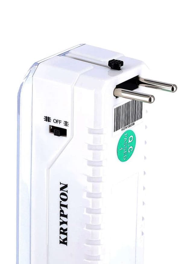 Krypton KNE5013 Rechargeable LED Emergency Lantern With Light Dimmer Function White 46x45x136millimeter