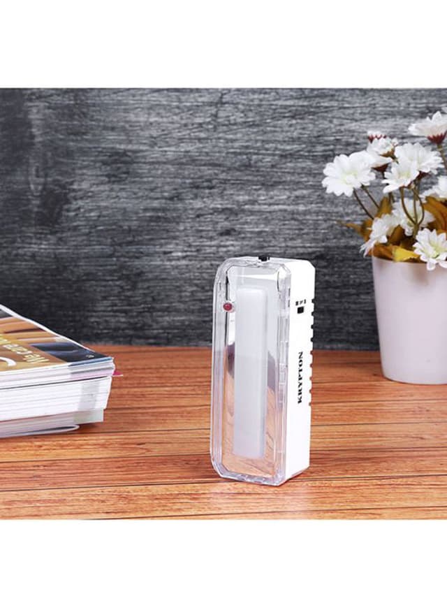 Krypton KNE5013 Rechargeable LED Emergency Lantern With Light Dimmer Function White 46x45x136millimeter