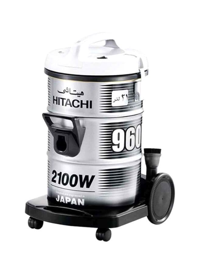 HITACHI Vacuum Cleaner 21 l 2100 W 2724297614624 Grey/White/Black