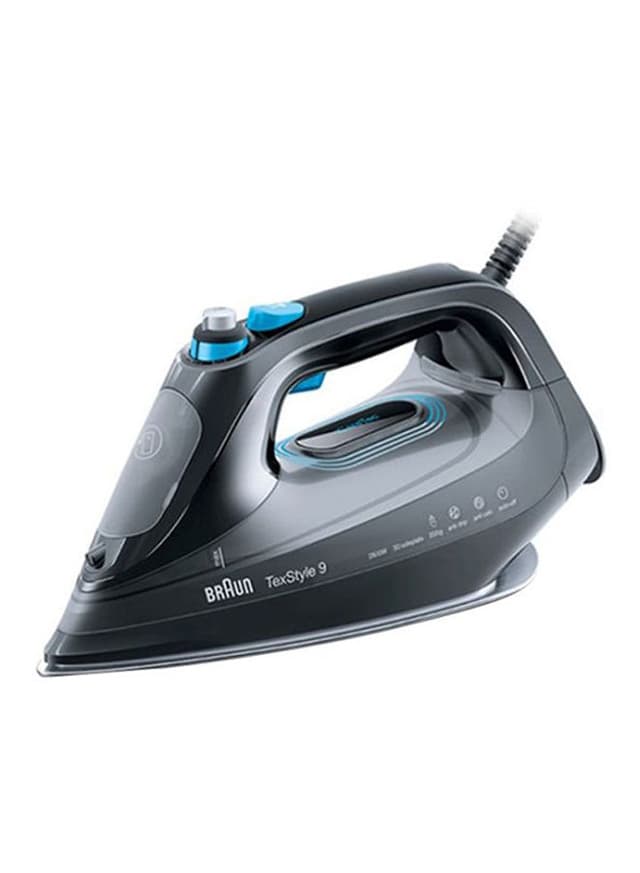 مكواة بخار كهربائية ( 2800W ) - اسود BRAUN - Tex Style 9 Pro Steam Iron SI 9188 BK