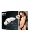 جهاز ليزر براون 400000 ومضة أبيض وذهبي BRAUN White 400000 Flashes Ipl Hair Removal
