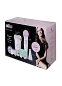 مجموعة ماكينة براون سيلك ابيل 9 للنساء لازالة الشعر مع سبع ملحقات BRAUN Silk-Epil Beauty Set 9 Deluxe
