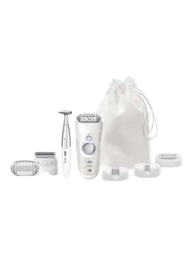 BRAUN Silk Epil 7 Wet And Dry Cordless Epilator With 8 Extras White 0.61kg
